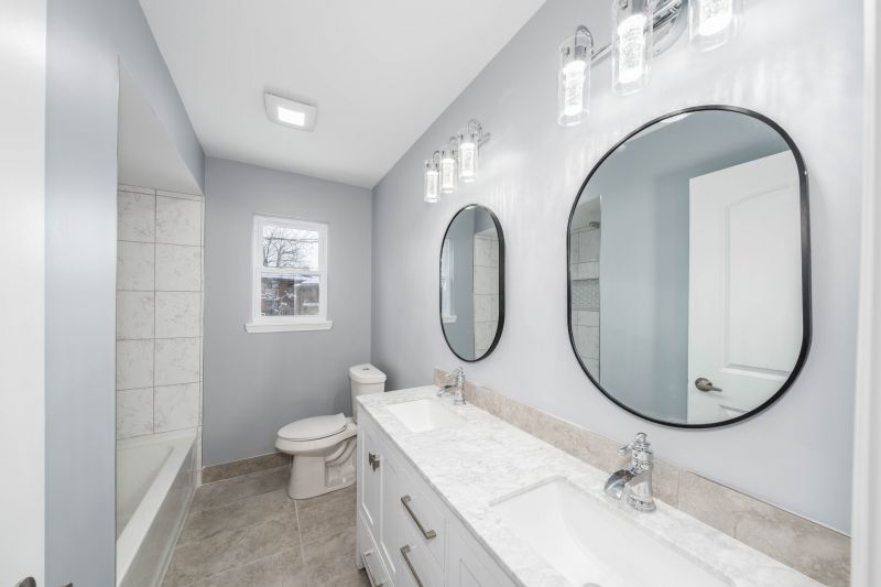 Renovated Master Bathroom with Double Vanity