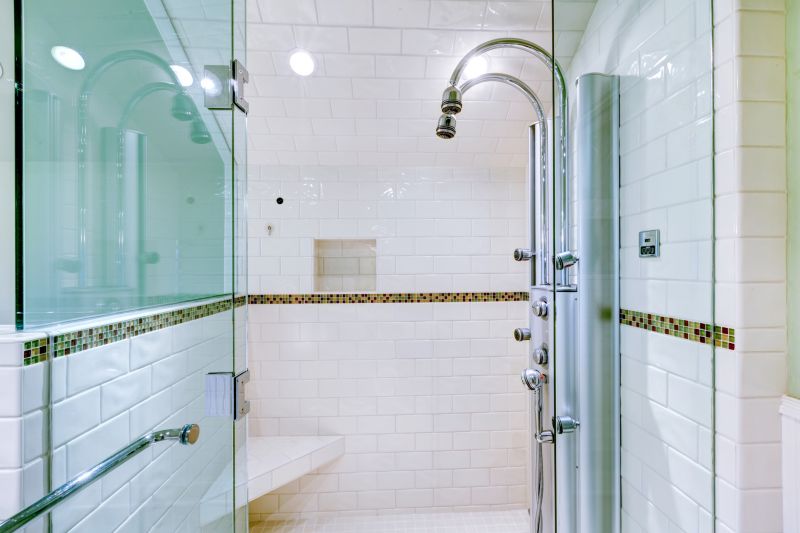 Stylish Shower with Multiple Jets